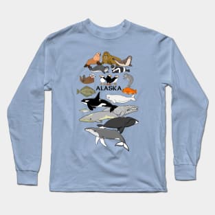 Alaska's Marine Life Long Sleeve T-Shirt